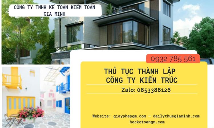 Thủ tục thành lập công ty kiến trúc tại Quận Ba Đình