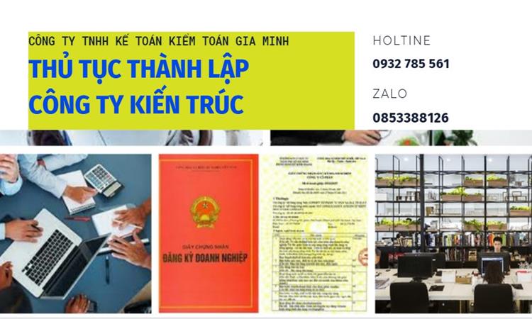 Thủ tục thành lập công ty kiến trúc tại Quận Bình Thủy