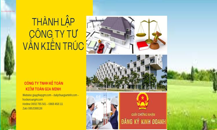 Thủ tục thành lập công ty kiến trúc tại Quận Gò Vấp