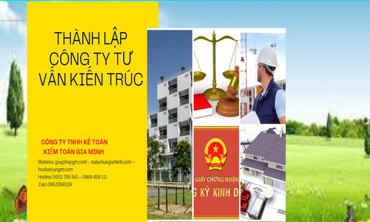 Thủ tục thành lập công ty kiến trúc tại Quận Hai Bà Trưng 