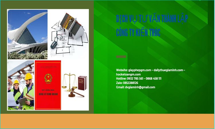 Thủ tục thành lập công ty kiến trúc tại Quận Nam Từ Liêm