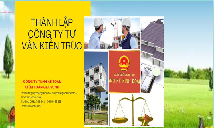 Thủ tục thành lập công ty kiến trúc tại Quận Thốt Nốt 