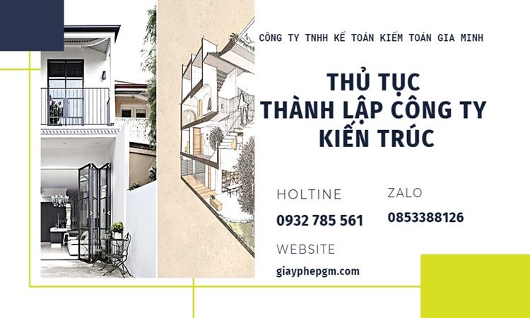 Thủ tục thành lập công ty kiến trúc tại Quảng Bình