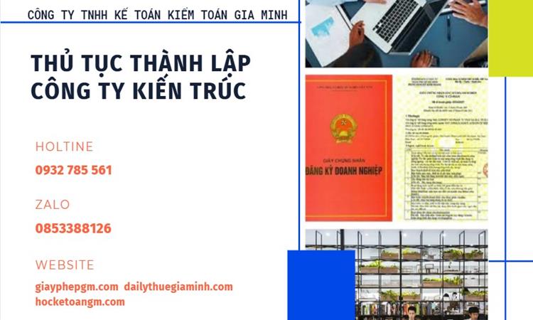 Thủ tục thành lập công ty kiến trúc tại Quảng Ninh 