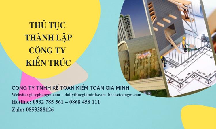 Thủ tục thành lập công ty kiến trúc tại Thanh Hóa