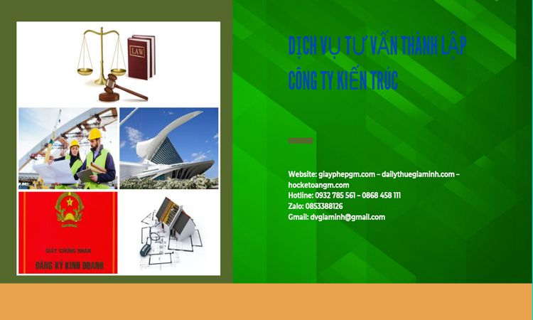 Thủ tục thành lập công ty kiến trúc tại Thị Xã Sơn Tây