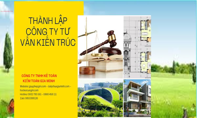Thủ tục thành lập công ty kiến trúc tại Thừa Thiên Huế