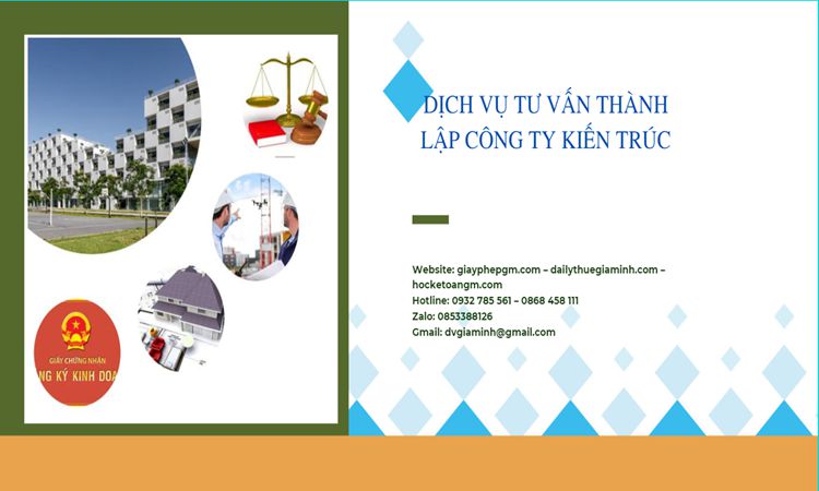 Thủ tục thành lập công ty kiến trúc tại TP Đà Nẵng