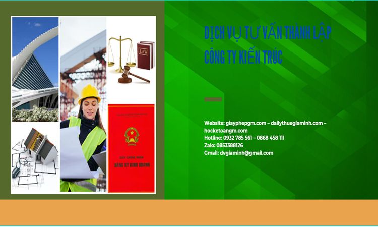 Thủ tục thành lập công ty kiến trúc tại TP Hà Nội