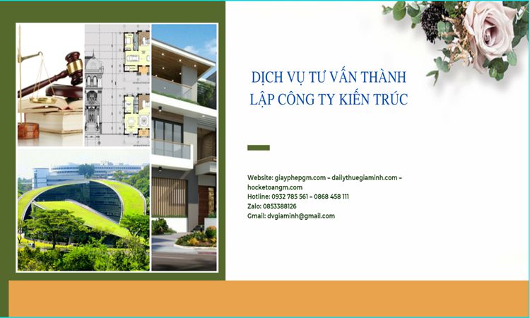 Thủ tục thành lập công ty kiến trúc tại TP Hồ Chí Minh 