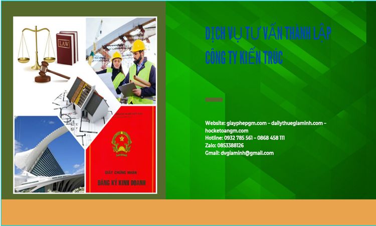 Thủ tục thành lập công ty kiến trúc tại TPHCM