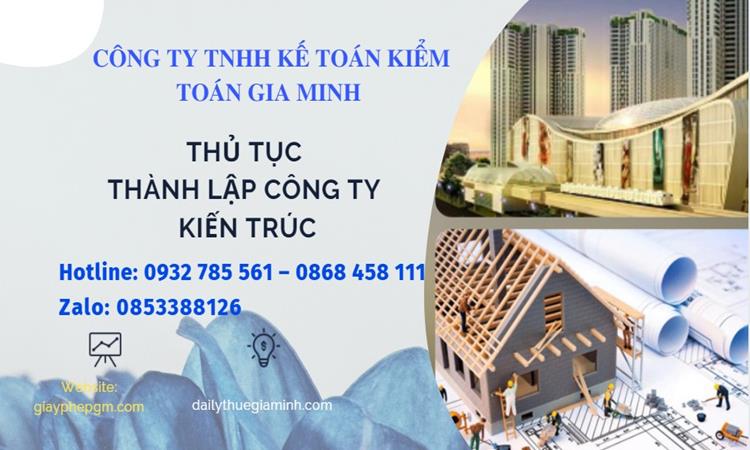 Thủ tục thành lập công ty kiến trúc tại Vũng Tàu
