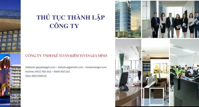 Thủ tục thành lập công ty kinh doanh dược phẩm tại Bạc Liêu