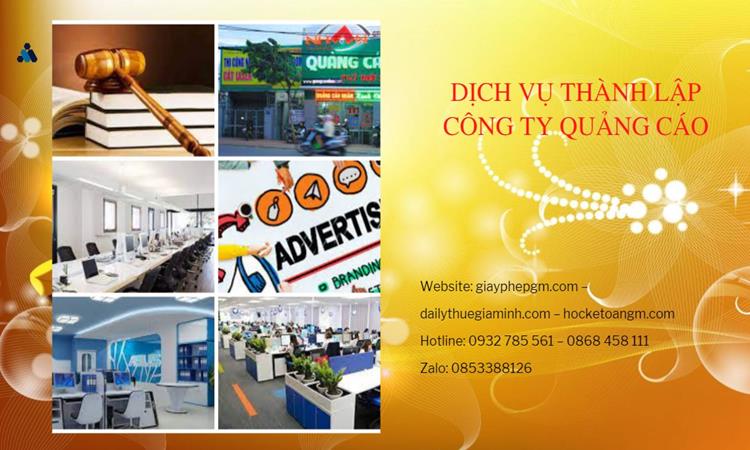 Thành lập công ty quảng cáo tại Huyện Bình Chánh