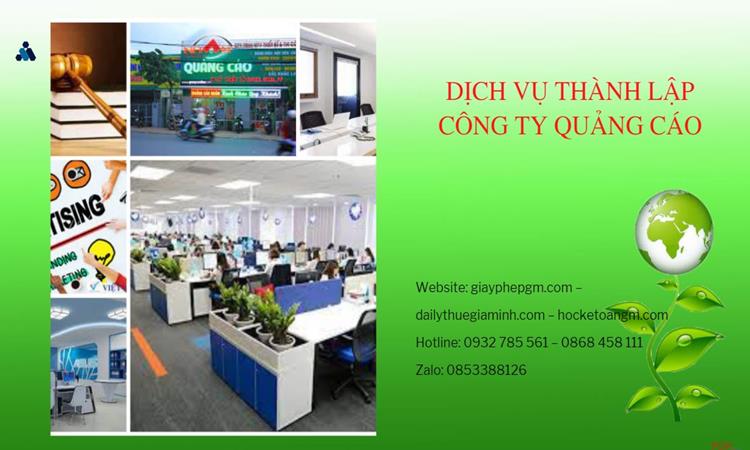 Thành lập công ty quảng cáo tại Lai Châu