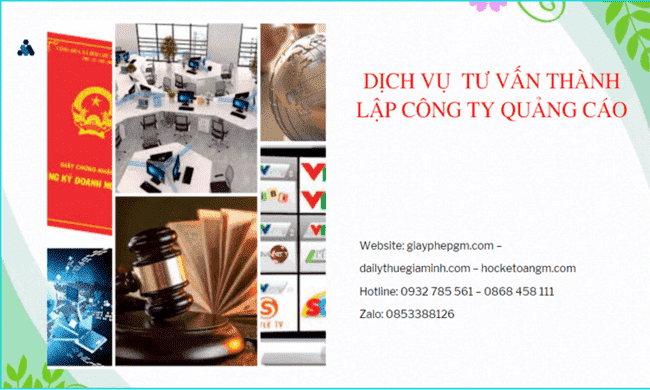 Thành lập công ty quảng cáo tại Long An
