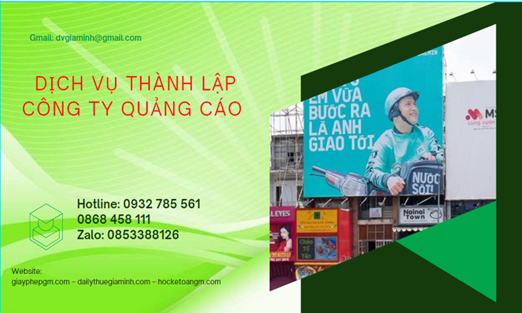Thành lập công ty quảng cáo tại Quận 3