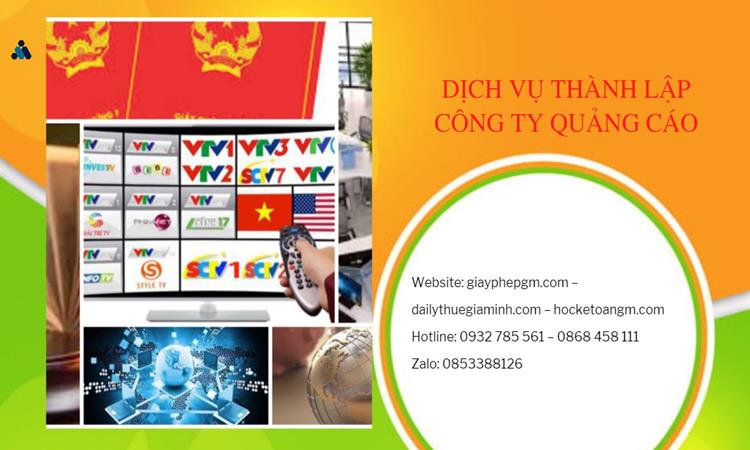 Thành lập công ty quảng cáo tại Quận Cái Răng
