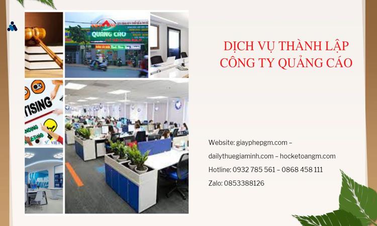 Thành lập công ty quảng cáo tại Quận Gò Vấp