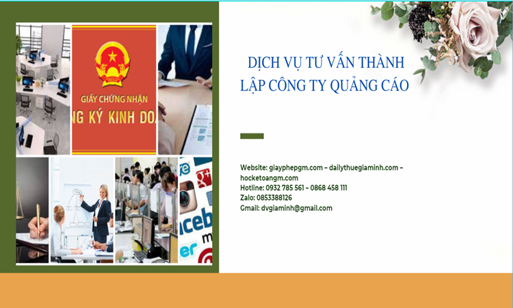 Thành lập công ty quảng cáo tại Quận Long Biên
