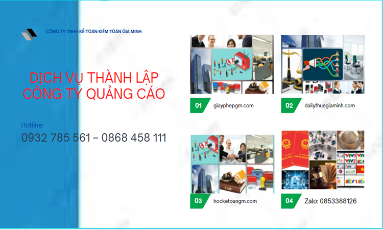 Thành lập công ty quảng cáo tại quận Thốt Nốt