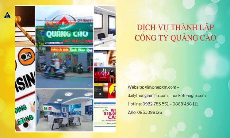 Thành lập công ty quảng cáo tại Quảng Ngãi