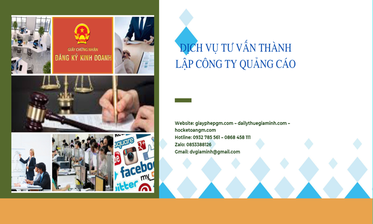 Thành lập công ty quảng cáo tại Vĩnh Long