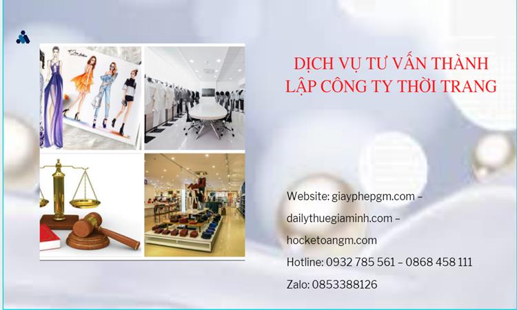  Thủ tục thành lập công ty sản xuất quần áo thời trang tại Bà Rịa Vũng Tàu 