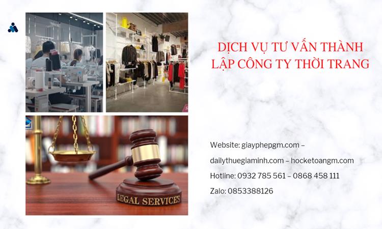 Thủ tục thành lập công ty sản xuất quần áo thời trang tại Cao Bằng 