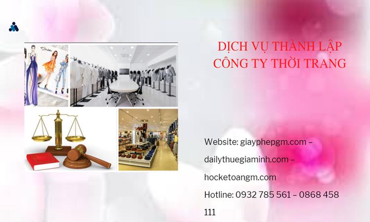Thủ tục thành lập công ty sản xuất quần áo thời trang tại Huyện Phú Xuyên 