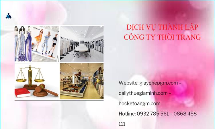 Thủ tục thành lập công ty sản xuất quần áo thời trang tại Huyện Phúc Thọ