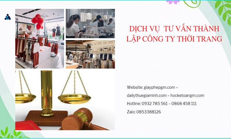 Thủ tục thành lập công ty sản xuất quần áo thời trang tại Kon Tum