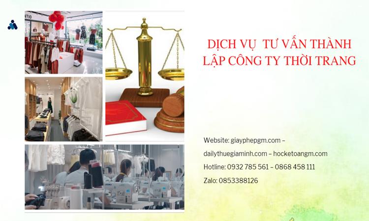 Thủ tục thành lập công ty sản xuất quần áo thời trang tại Nam Định 