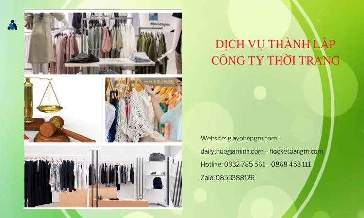  Thủ tục thành lập công ty sản xuất quần áo thời trang tại Nha Trang 