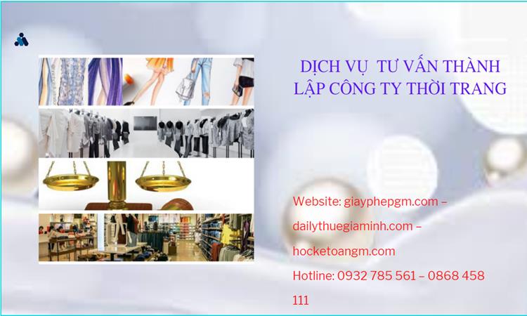  Thủ tục thành lập công ty sản xuất quần áo thời trang tại Ninh Bình 