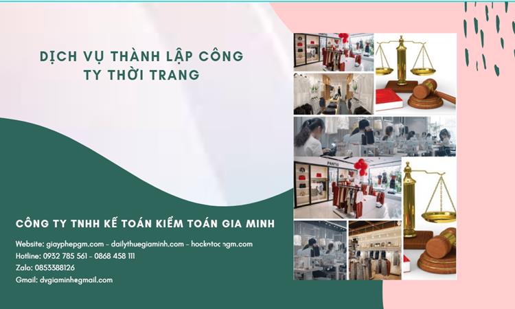 Thủ tục thành lập công ty sản xuất quần áo thời trang tại Phú Thọ - Dịch vụ uy tín và chất lượng 4 Thủ tục thành lập công ty sản xuất quần áo thời trang tại Phú Thọ