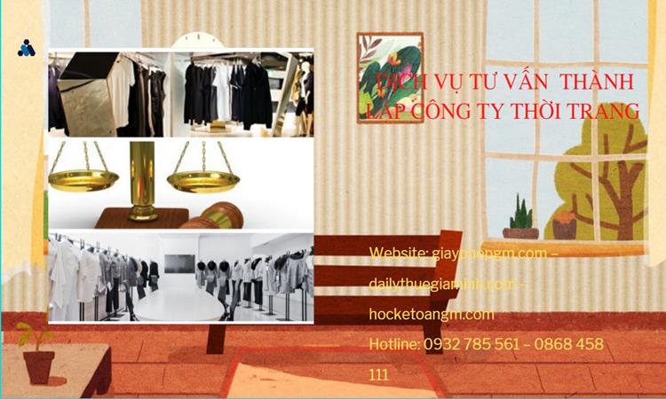Thủ tục thành lập công ty sản xuất quần áo thời trang tại Quận 8