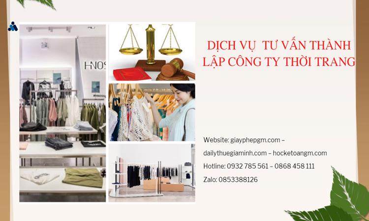 Thủ tục thành lập công ty sản xuất quần áo thời trang tại Quận Ba Đình 