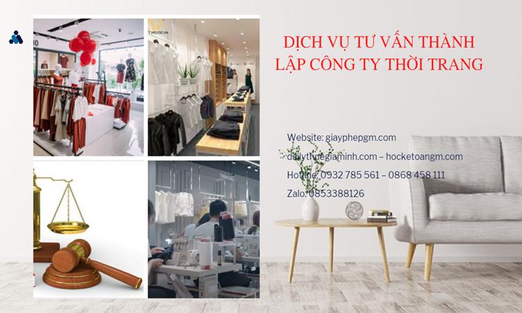 Thủ tục thành lập công ty sản xuất quần áo thời trang tại Quận Đống Đa 