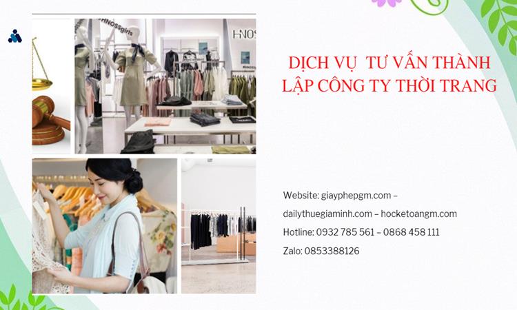 Thủ tục thành lập công ty sản xuất quần áo thời trang tại Quận Hai Bà Trưng 