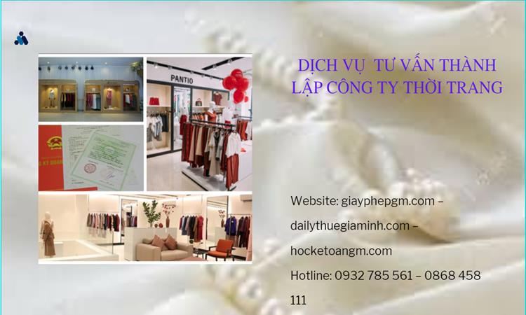  Thủ tục thành lập công ty sản xuất quần áo thời trang tại Tây Ninh 