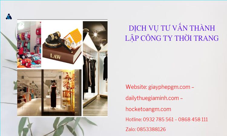Thành lập công ty sản xuất quần áo thời trang tại Thị xã Duy Tiên