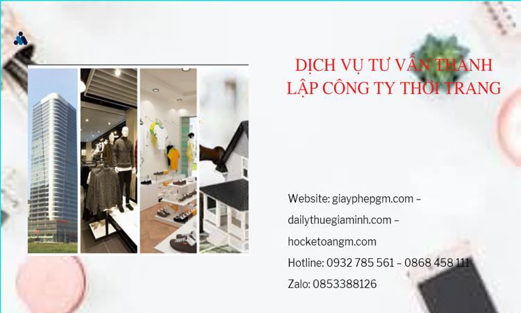 Thủ tục thành lập công ty sản xuất quần áo thời trang tại TP Đà Nẵng 