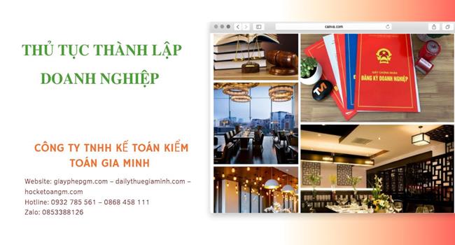 Thủ tục thành lập công ty vàng bạc tại Bến Tre