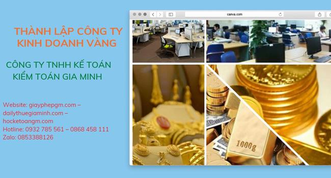 Thủ tục thành lập công ty vàng bạc tại Hà Tĩnh