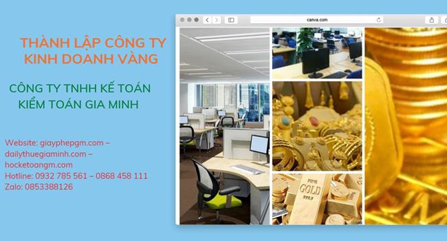 Thủ tục thành lập công ty vàng bạc tại Hải Dương