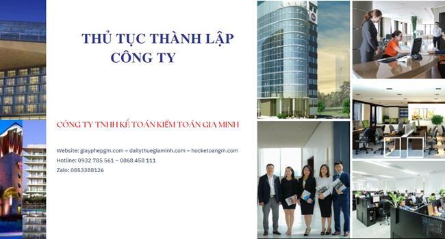 Thủ tục thành lập công ty vàng bạc tại Ninh Thuận  