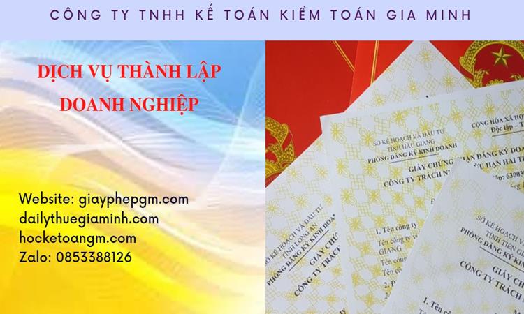 Trình tự thành lập văn phòng đại diện ở Hà Giang