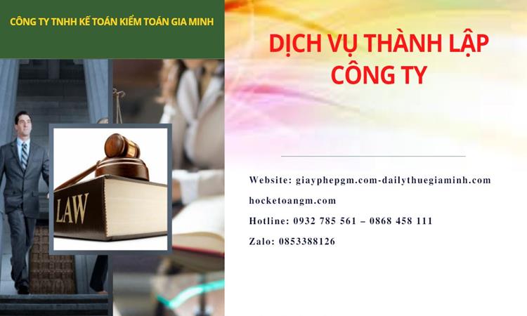 Trình tự thành lập văn phòng đại diện ở Thái Bình 