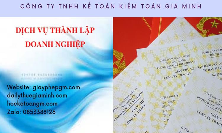 Trình tự thành lập văn phòng đại diện ở Yên Bái